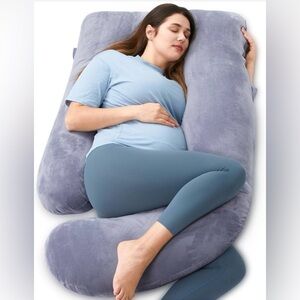 Bundle: Momcozy pregnancy U shaped pillow & Momcozy nursing pillow with straps